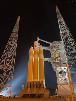 Delta IV Heavy is readied for NROL-70. Photo by United Launch Alliance