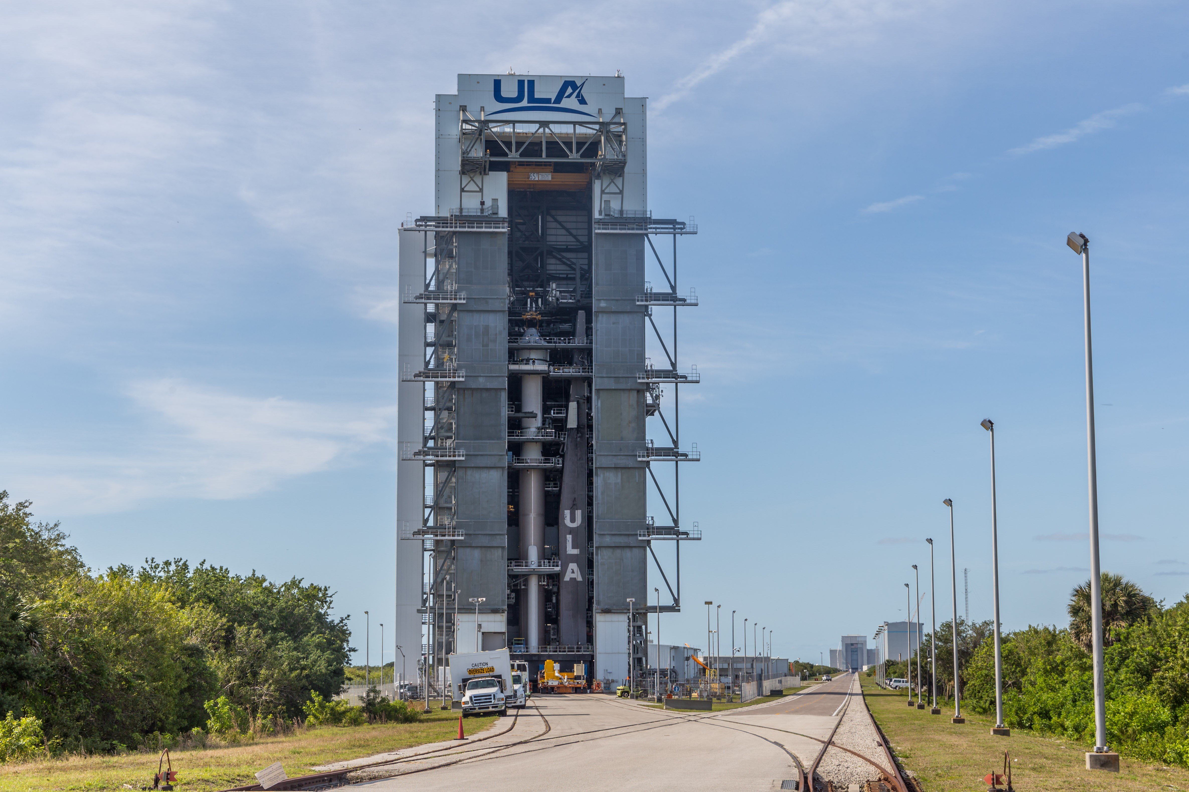 Atlas V and Starliner stand ready for CFT. Photo by United Launch Alliance