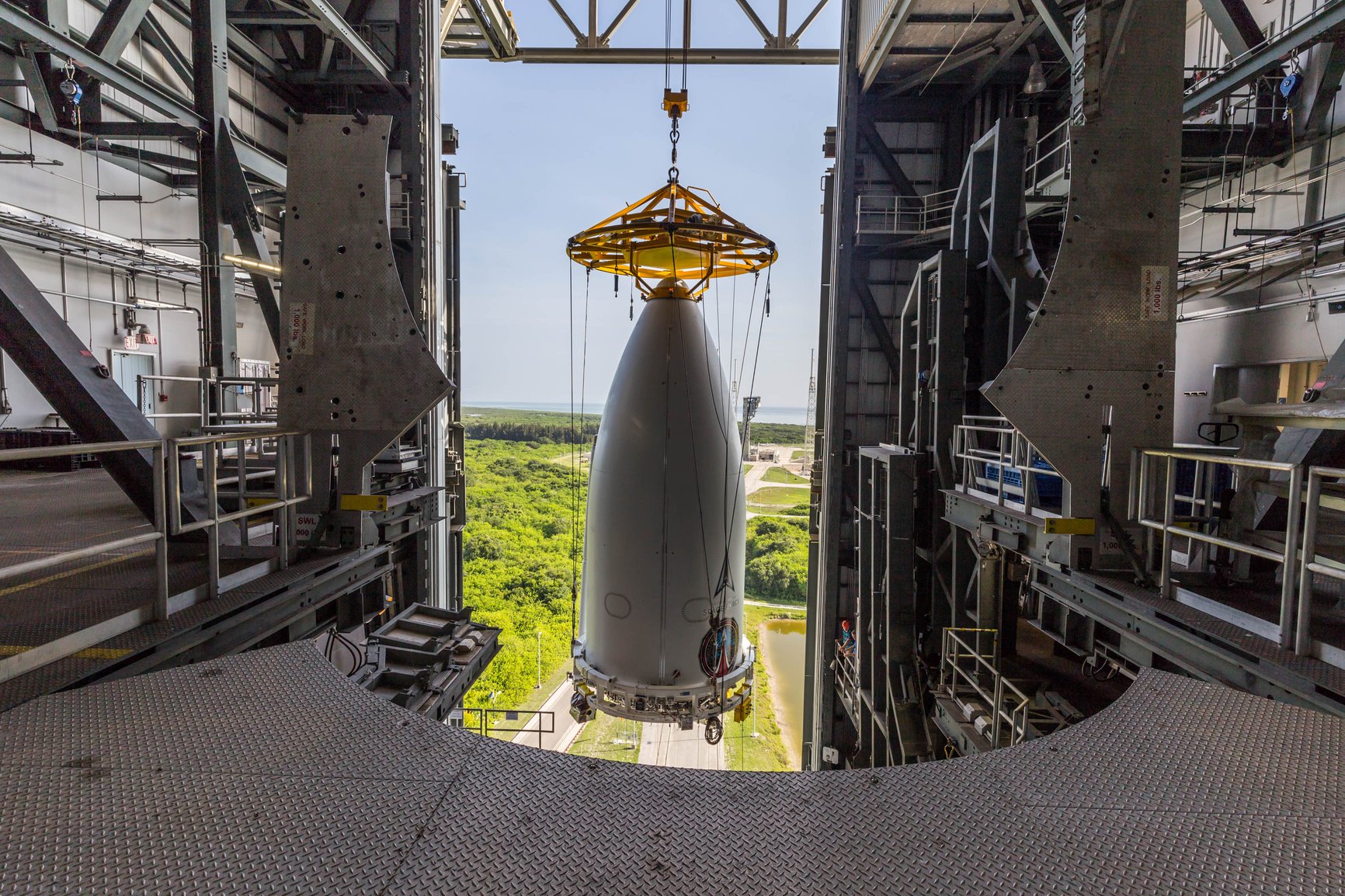 USSF12 Atlas V receives two SSC satellite payloads