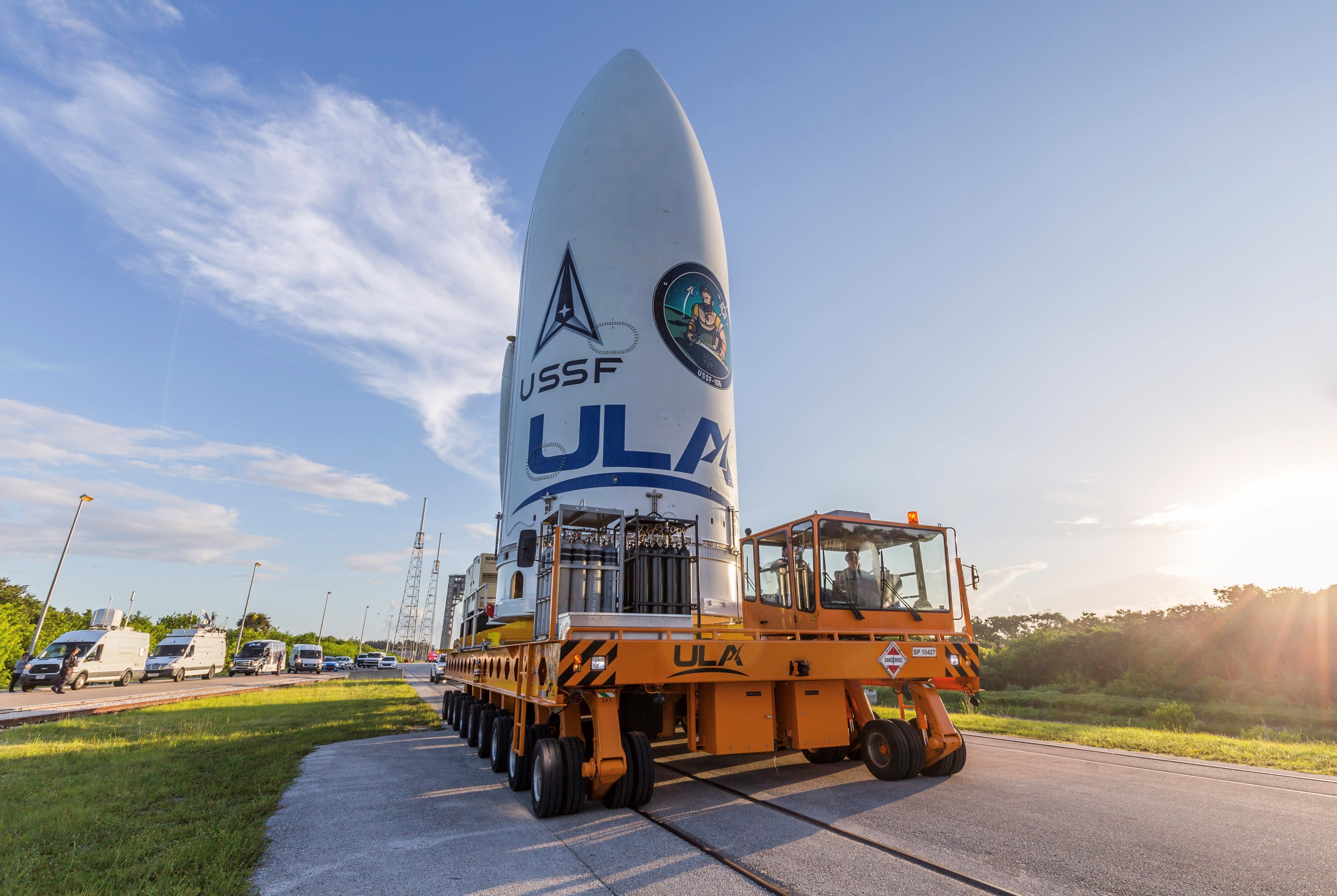 ULA transports the USSF-106 payload to VIF-G. Photo by United Launch Alliance