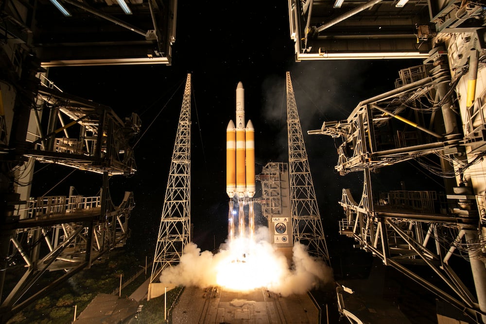 NROL United Launch Alliance Successfully Launches The Penultimate Delta IV Heavy Rocket